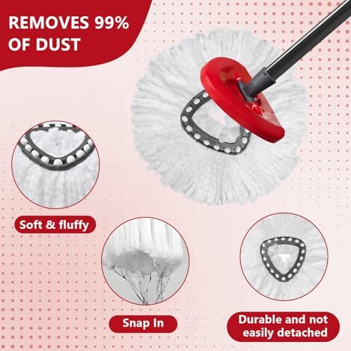 Easywring 1-Tank System, Mop Replacement Heads - Image 3