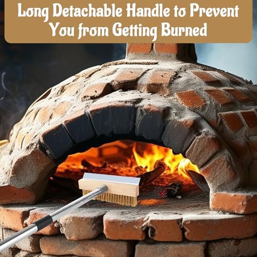 1 Pcs Adjustable Pizza Oven Brush - Image 4