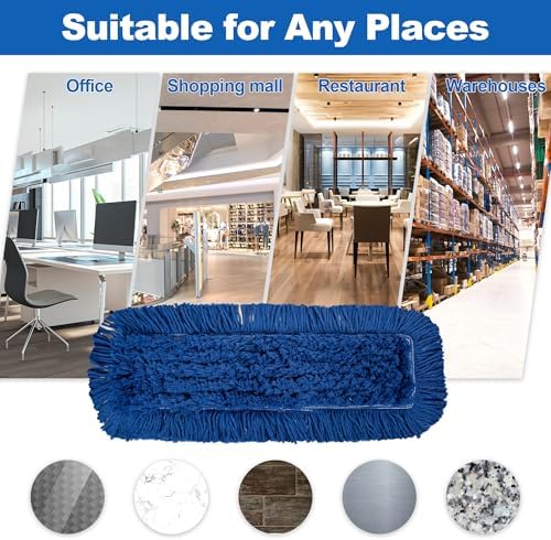 iDeaology - 24-Inch Washable Dust Mop Heads – Full Cloth, Extra Durable - Image 5