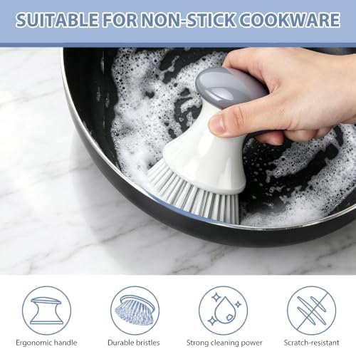 SetSail Dish Scrub Brush, 2 Pack Kitchen Scrub Brush - Image 6