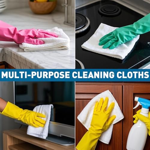 TEAWOO Microfiber Cleaning Cloths-15 Pack, Microfiber Towels - Image 4