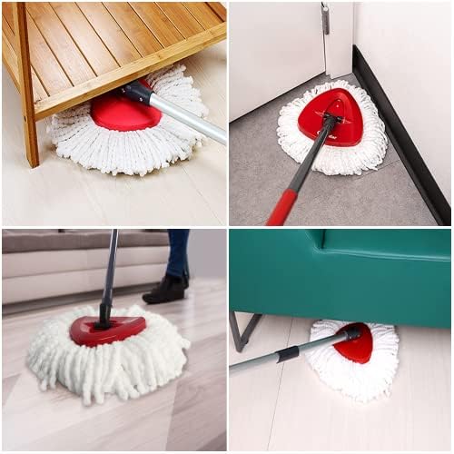 2 Pack Mop Replacement Heads for O-Ceda EasyWrin Spin Mop, Microfiber Spin Mop - Image 4