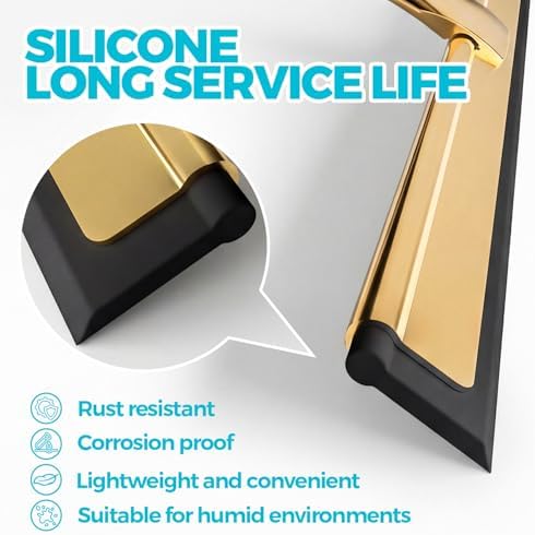 ALFLOD 2pcs Shower Squeegee for Glass Doors - Image 4