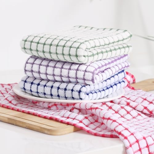 Kitinjoy Cotton 6 Pack Terry Kitchen Towels - Image 5