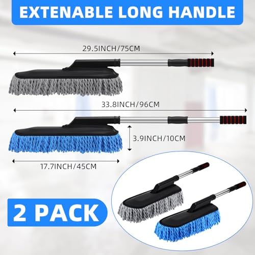 2 Pack Microfiber Car Duster Exterior Scratch Free - Image 2