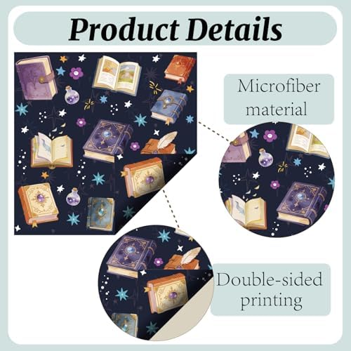 CREATCABIN 6Pcs Glasses Cleaning Cloth Book Microfiber Cleaning Cloths Suede - Image 3