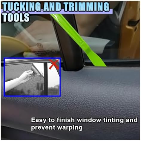 2PCS Car Window Tint Tools, Flexible Vinyl Wrap Squeegee - Image 6