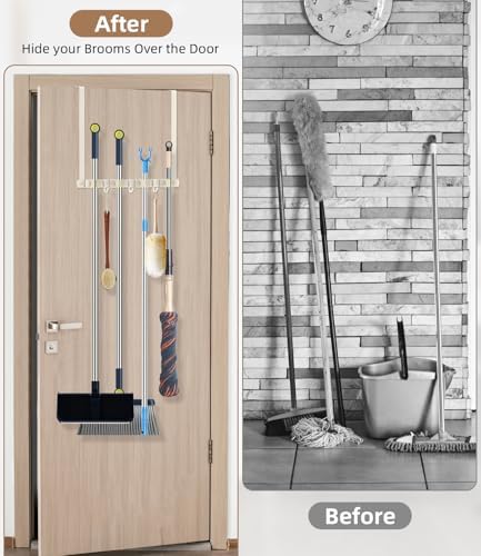 Broom Holder Over The Door - Image 2