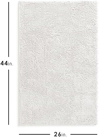 Hearth & Harbor Bathroom Rugs, Chenille Bath Mat - Image 2
