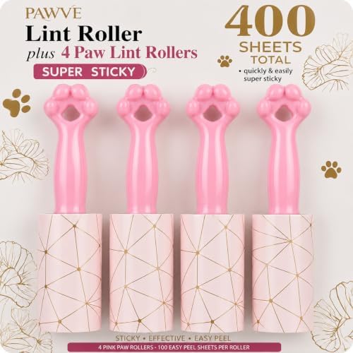 400 Sheets Extra Sticky Lint Rollers by Unknown