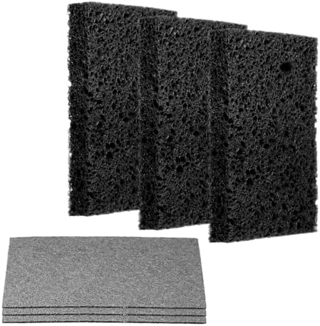 uxcell 6Pcs Cellulose Sponges, Square Kitchen Clean Sponges Non-Scratch by uxcell