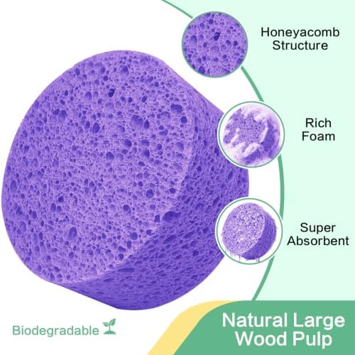 3-Pack Large Sponge, Kitchen Sponges, Handy Sponges, Cellulose Sponges - Image 3