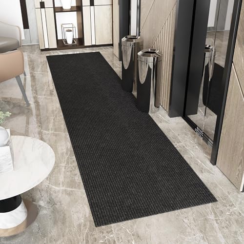 Ottomanson 3x45 Hallway Runner Rug – Non-Slip Indoor Outdoor Door Mat by Ottomanson