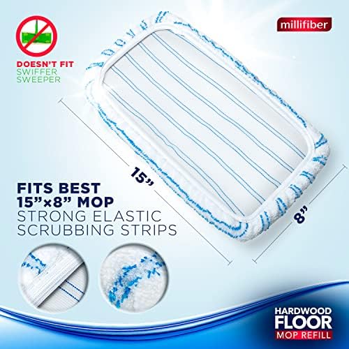 Millifiber Microfiber Mop Refills 15x8 in. - Image 2