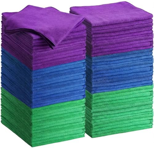 Nuenen Car Microfiber Clean Cloths, 16 x 16 Inch by Nuenen