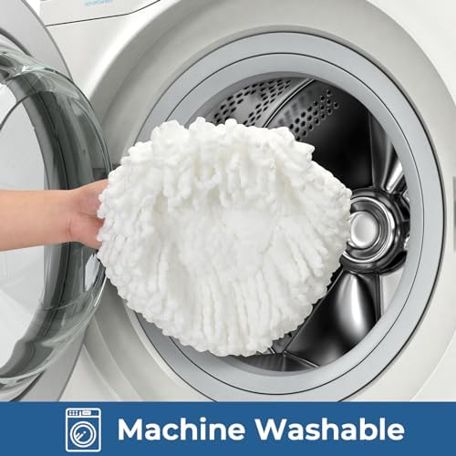 Matthew Cleaning 12Pack White Microfiber Spin Mop Replacement Head Compatible - Image 7