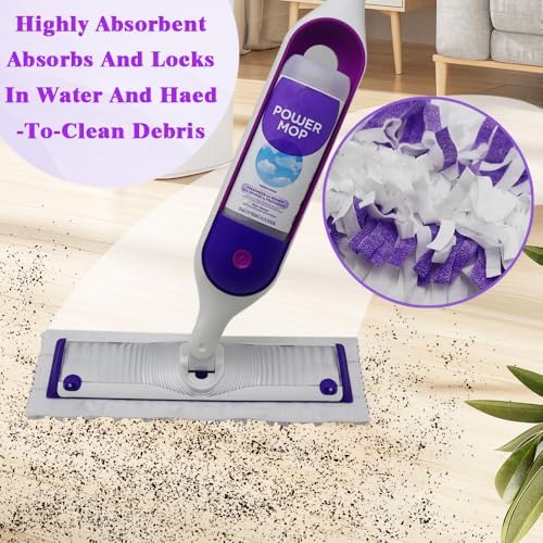 Replacement for S.wiffer PowerMop Disposable Mop Pads Multi-Sided Cleaning - Image 5
