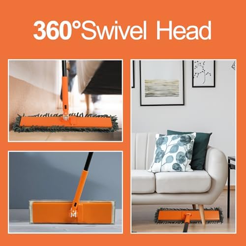 JEHONN Dust Mop for Hardwood Floors, Broom Duster - Image 3