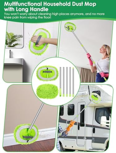 2 in 1 Lightweight Wall Cleaner Mop - Image 6