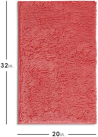 Hearth & Harbor Bathroom Rugs, Chenille Bath Mat - Image 3