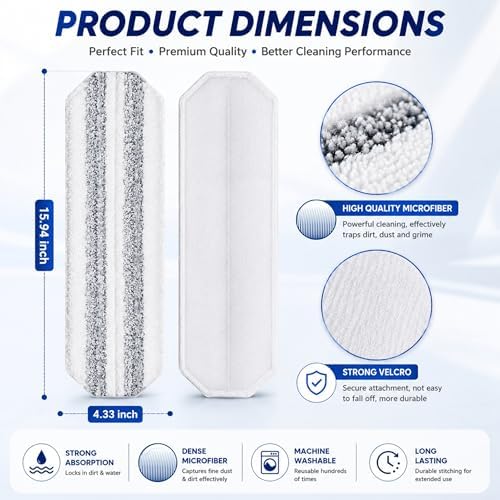 10 Pack H2prO Mop Pads, Compatible - Image 2