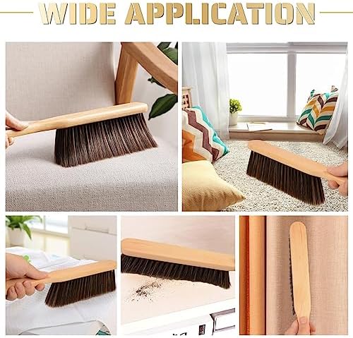 2 Pieces Woooden Dust Brush Hand Broom Bench Brush - Image 3