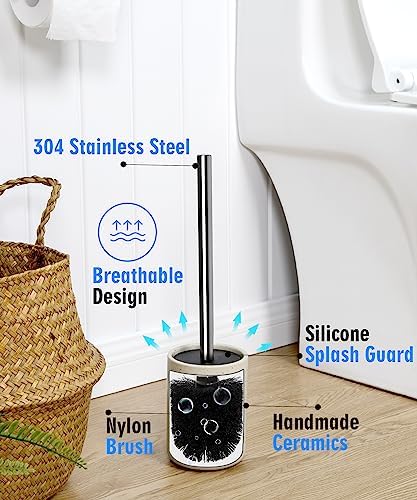 2 Pack Toilet Bowl Cleaning Brush Set - Image 5