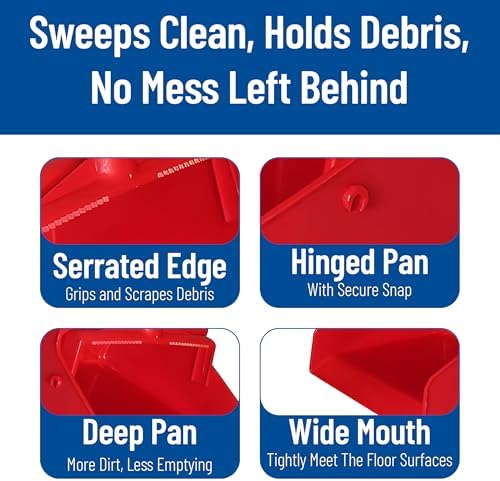 SPARTA Color Coded Upright Dustpan - Image 4
