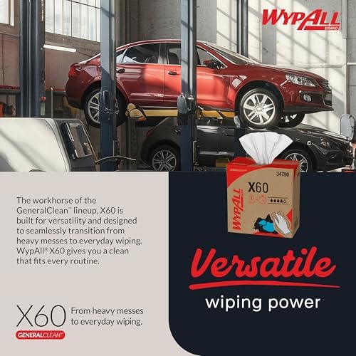 WypAll GeneralClean X60 Multi-Task Cleaning Cloths, 10 x 118 Towels - Image 5
