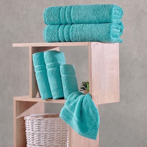 Hawmam Linen Towel Set, Turkish Cotton, 6 Pack - Image 5