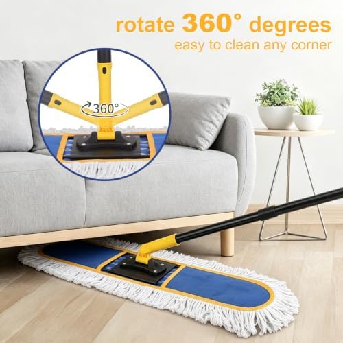 24" Commercial Dust Mop: Heavy Duty Industrial Floor Duster - Image 4