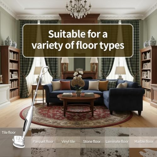 PUREBEAR 212°F Scrub & Steam Mop, Steam Cleaner - Image 6