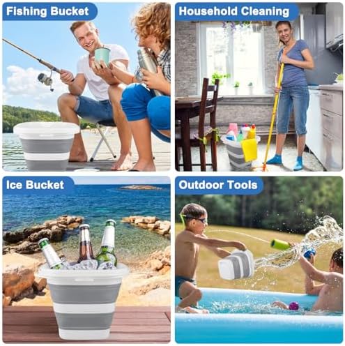 Car Wash Bucket 5L, Collapsible Bucket - Image 4