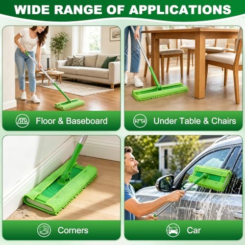 Microfiber Mop Pads for Swiffer Sweeper, Microfiber Pads Refills, 1 Reusable - Image 5