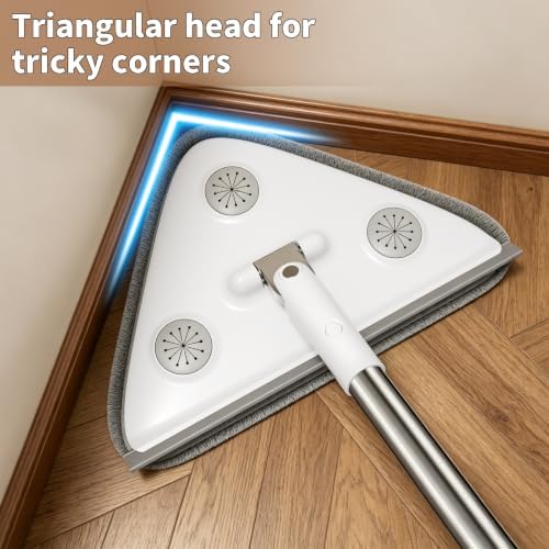 Long Handle Wall Mop & Baseboard Cleaner, 3-in-1 Wall Cleaner Mop - Image 6