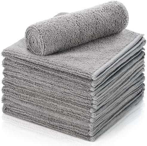 Honeydak 8 Pack Microfiber Vinyl Record Cleaning Cloths, 12 x 12Inch by Honeydak