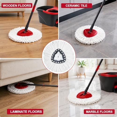 14PCS Mop Head Replacements, Machine Washable, Efficient Pet Hair Removal - Image 7