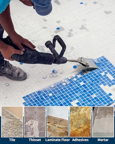 Firecore SDS Plus Floor Scraper, 4 Inch Wide Tile Thinset Removal Chisel Bit - Image 7