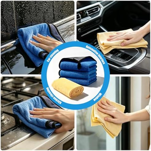 Car Cleaning Kit – MicrofiberTowels & Chamois Cloth - Image 6
