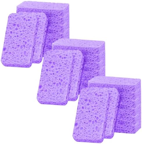 24 - Pack Non-Scratch Scrub Sponges - Sponges by Mainlyrunmakeupsuppliers