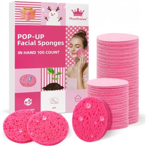 Compressed Facial Sponges 100PCS, Face Sponges by Unknown
