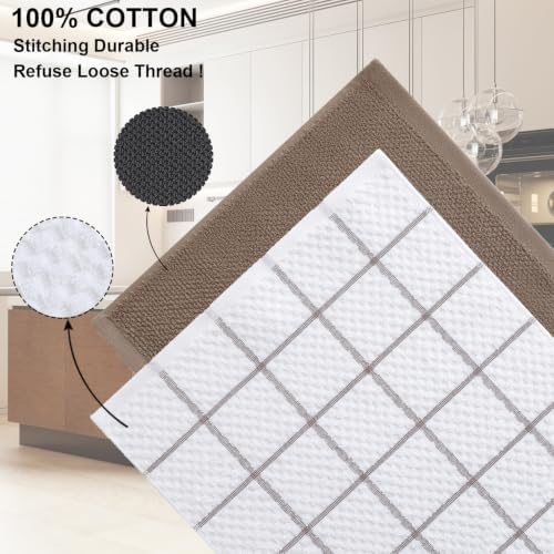 100% Cotton Kitchen Dish Towels, 6 Pack - Image 3
