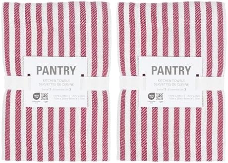 KAF Home Premium Kitchen Towels, Large 100% Cotton, Flat & Terry Absorbent Dish - Image 2
