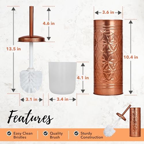 Jamie Line Copper Toilet Brush - Image 4