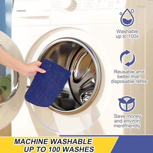 3 Pack 16.5 inch Reusable Mop Pads Microfiber Spray Mop Replacement Heads - Image 5