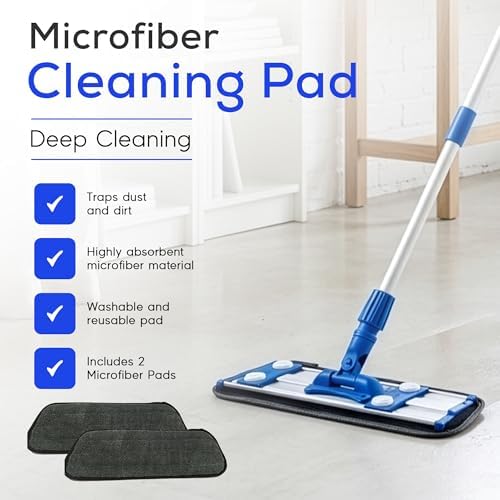 Microfiber Flat Mop with 360° Rotation - Image 6