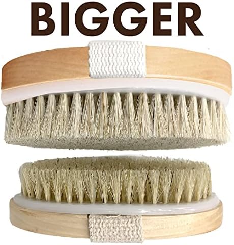 Scala Body Brush Natural Bristle, Dry Brushing Exfoliator - Image 5