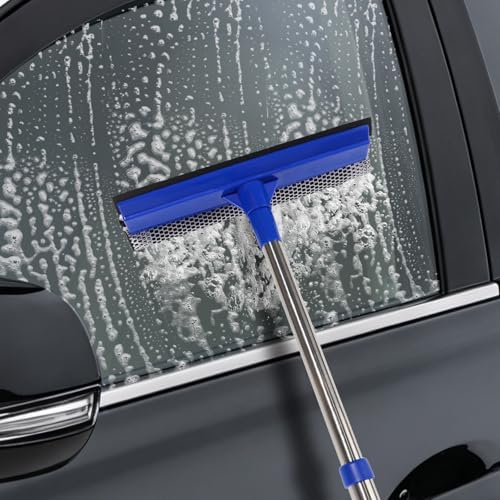 2-in-1 Car Windshield Squeegee and Sponge Scrubber - Image 6