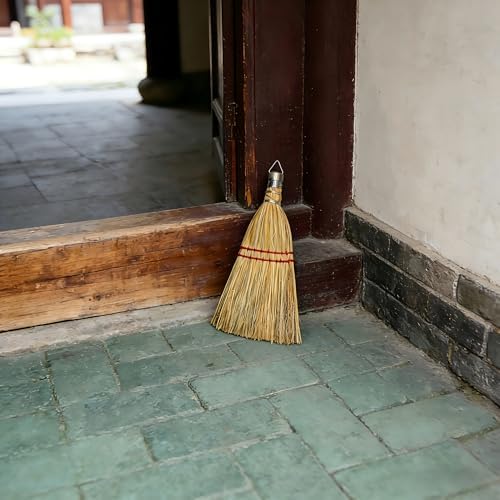 12 Inch Corn Handmade Broom Mini Whisk Made of Natural Corn Broom Straw - Image 6