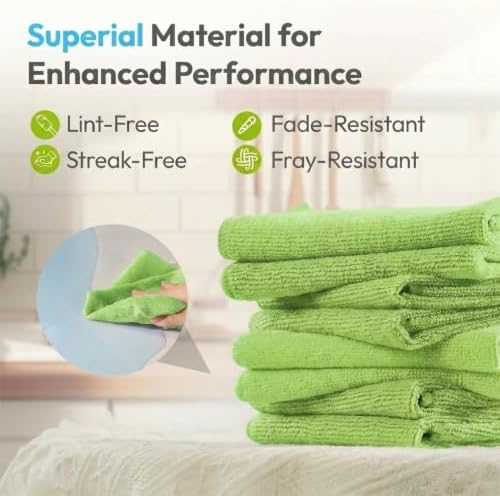 Microfiber Cleaning Cloth 12 Pack, 12 x 12 Inch - Image 6